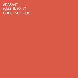 #DA5A47 - Chestnut Rose Color Image